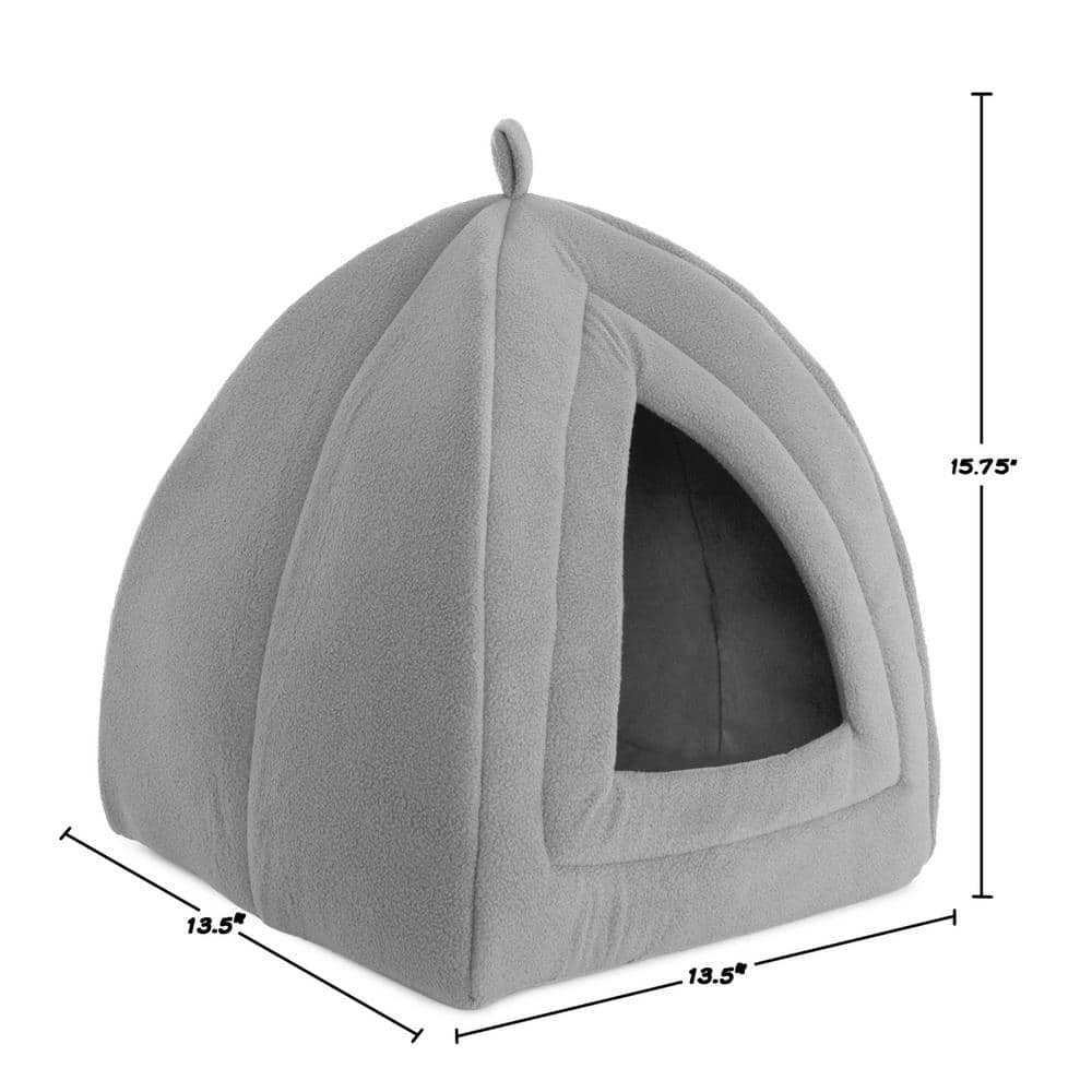 Petmaker Small Grey Igloo Cat Bed HW3210009