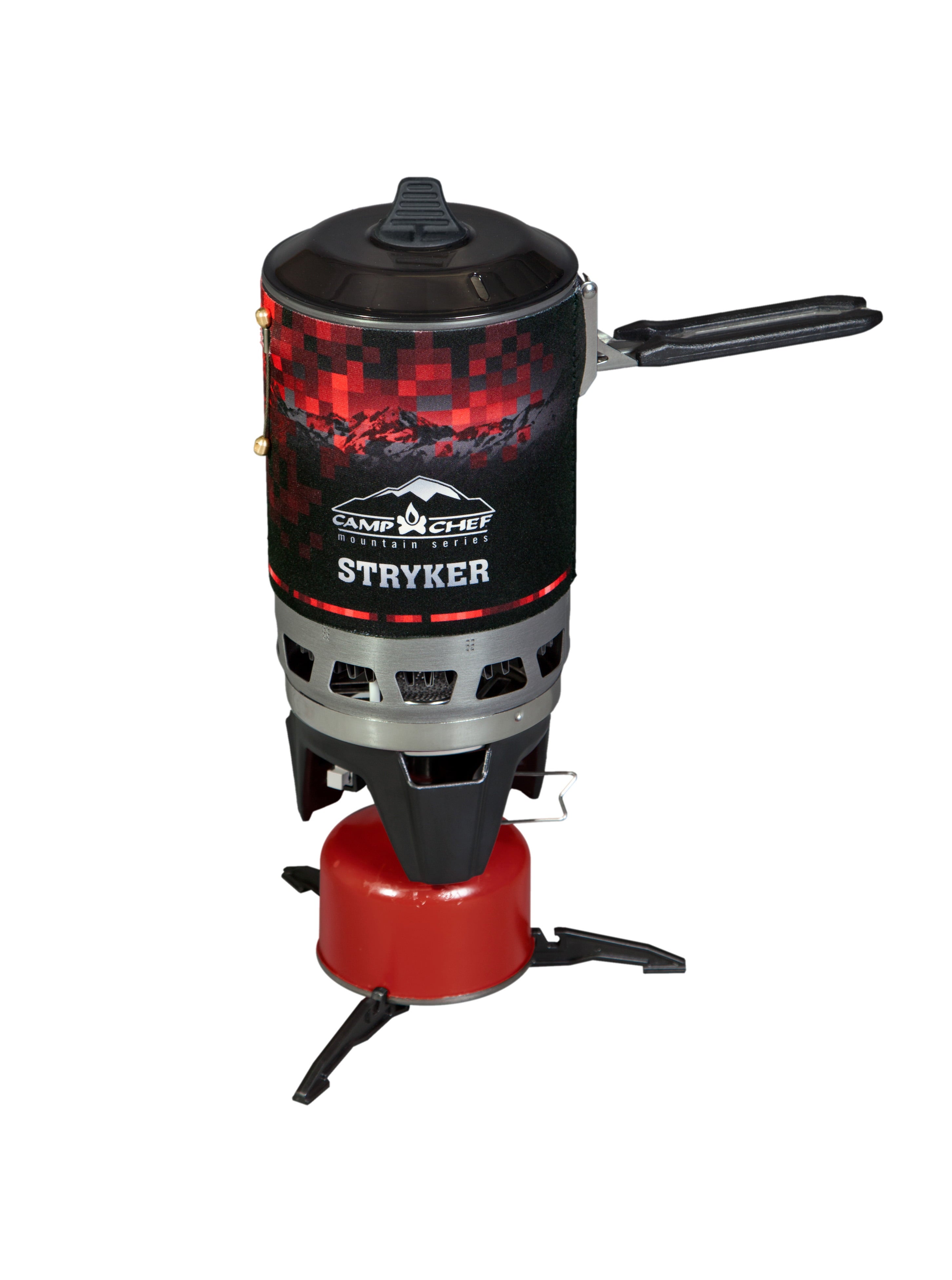 Camp Chef Ultralight Backpacking Portable Stryker Stove, MS100, Butane Single Burner