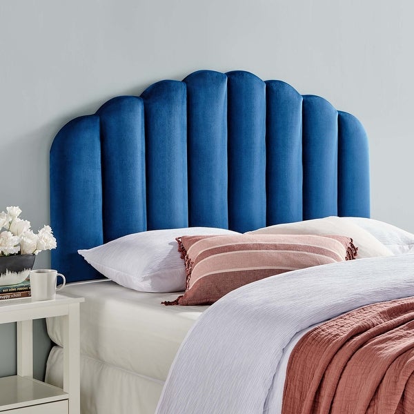 Veronique Twin Performance Velvet Headboard - - 31640350