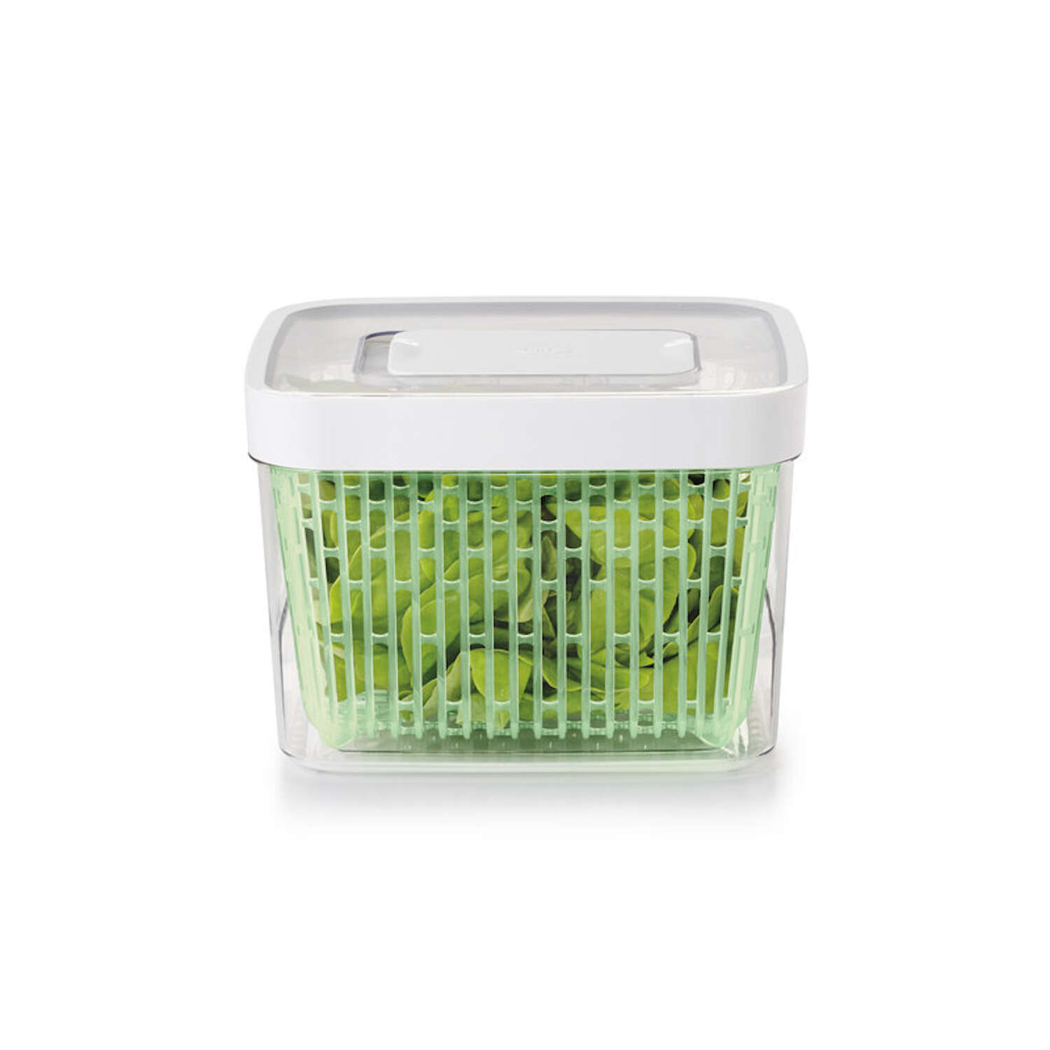 OXO Good Grips 4.3 qt Clear/Green Produce Keeper 1 pk