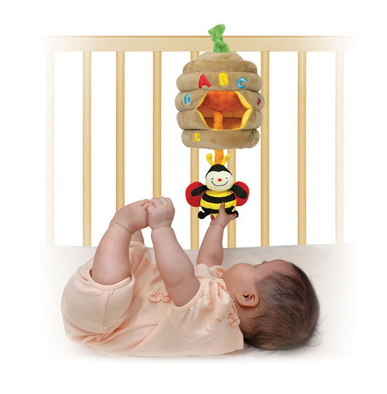 Melissa & Doug: Musical Pull Beehive Baby Toy