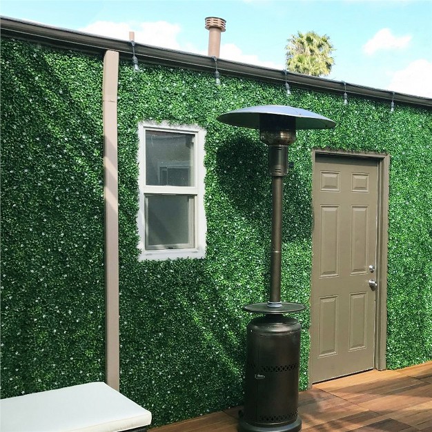 X 20 quot Artificial Boxwood Hedge Panel Green