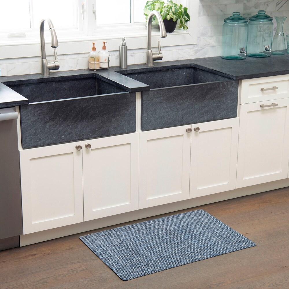 SoHome Smooth Step Houndstooth Machine Washable Utility Mat  24\