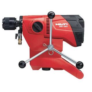 Hilti 120-Volt Variable Speed DD 120 Compact Diamond Coring Rig Kit 3604583