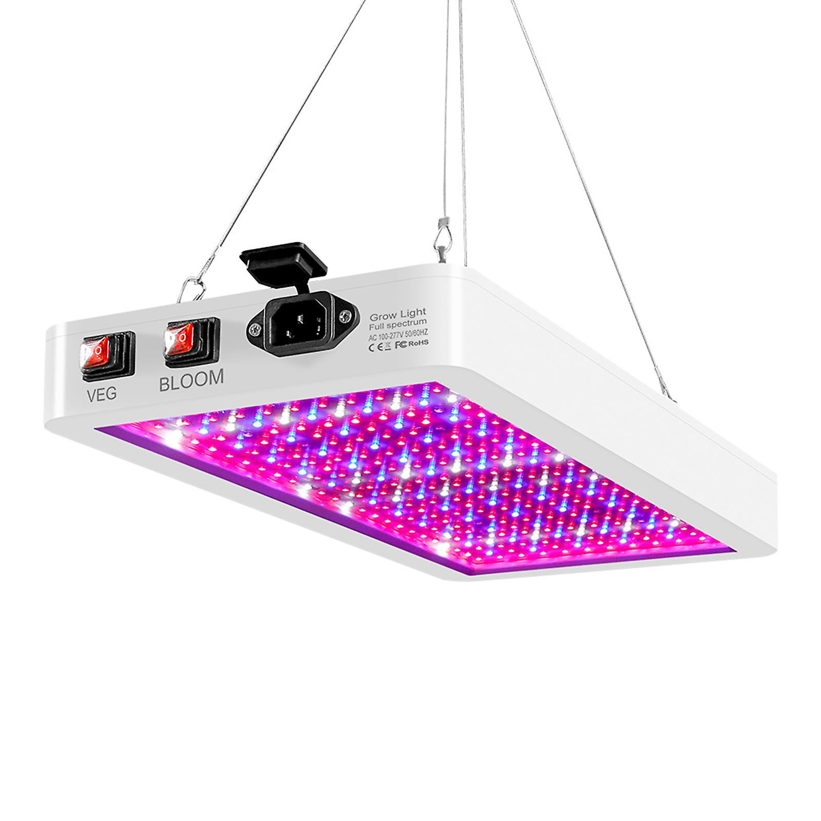 312 Leds and Uk Plug 2000w Led Grow Light For Indoor Plants 312 Leds Full Spectrum Veg And Bloom Dual Switch Ip65 Waterproof Hanging Plant Growing Lamps