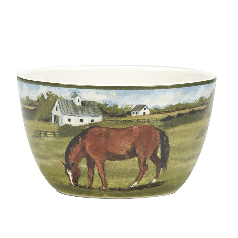 Certified International York Stables 4-pc. Ice Cream Bowl Set