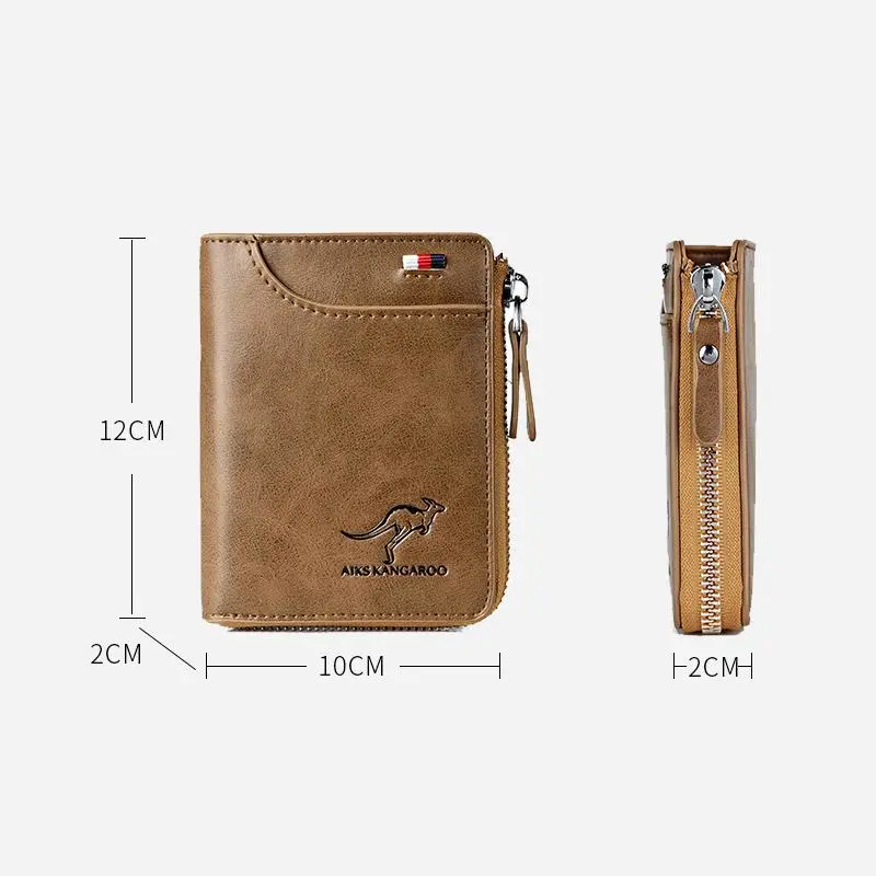 🔥 BIG SALE - 49% OFF 🔥🔥Men Wallet Zipper Genuine Leather Purs