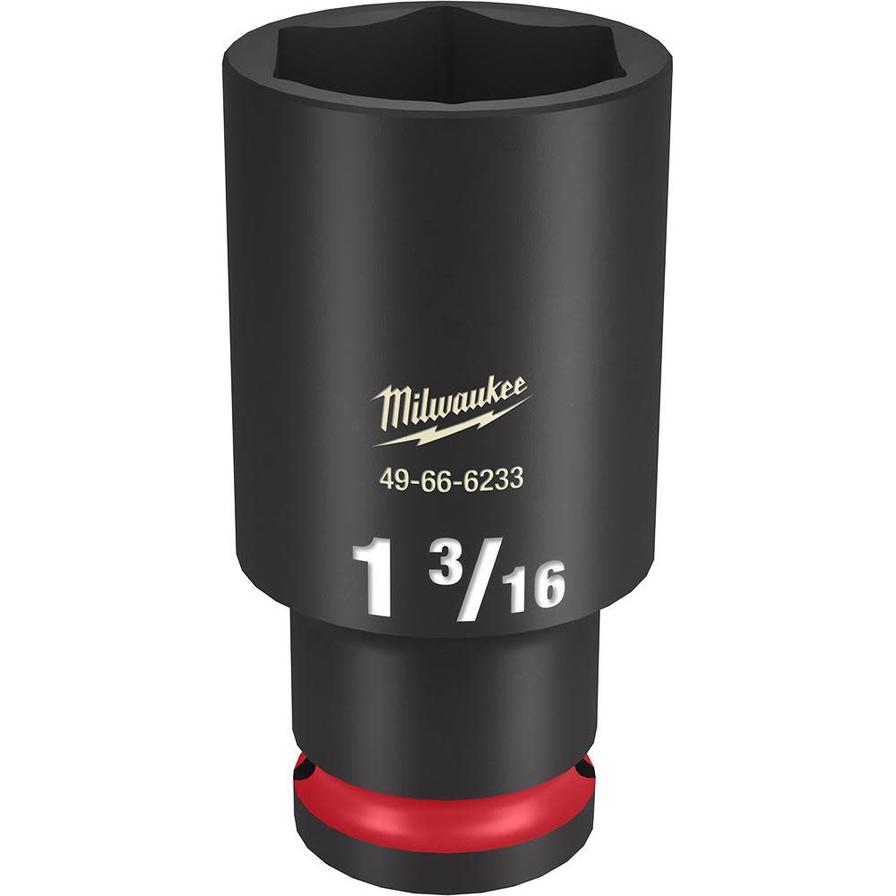 Milwaukee Impact Socket 1/2 Drive 1 3/16 Deep 6 Point 49-66-6233 from Milwaukee