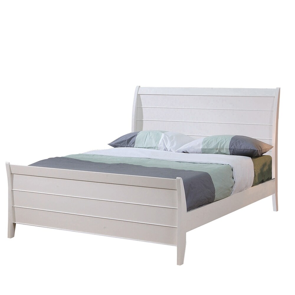 Avi Coastal White 5 piece Bedroom Set