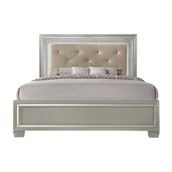 Picket House Furnishings Glamour Panel 4PC Bedroom Set - - 29449597