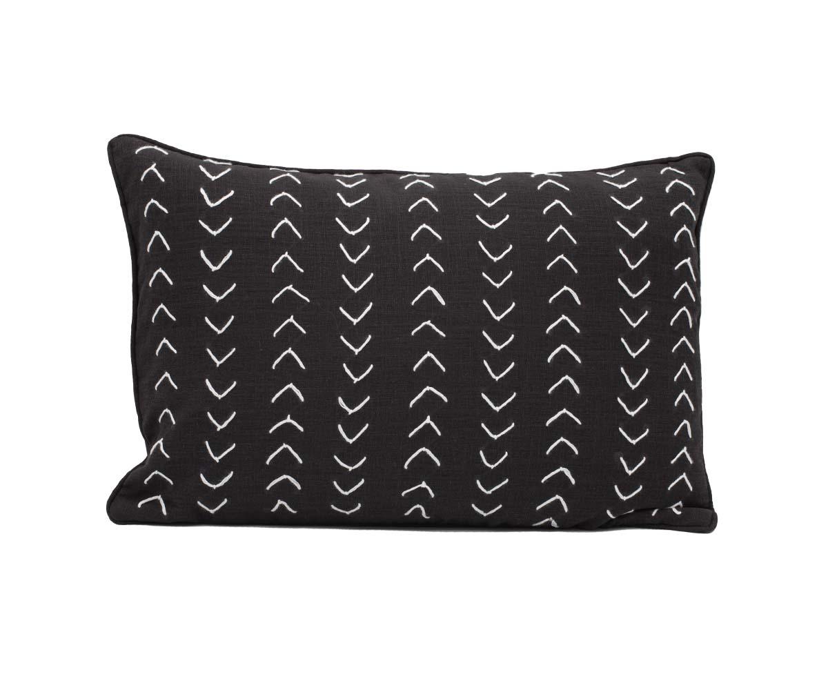 Gamta Herringbone Stitch Lumbar Pillow Cover