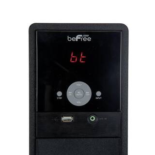 BEFREE SOUND Bluetooth Powered 90-Watt Tower Speaker in Black with 5.1 in. Subwoofer 98595895M