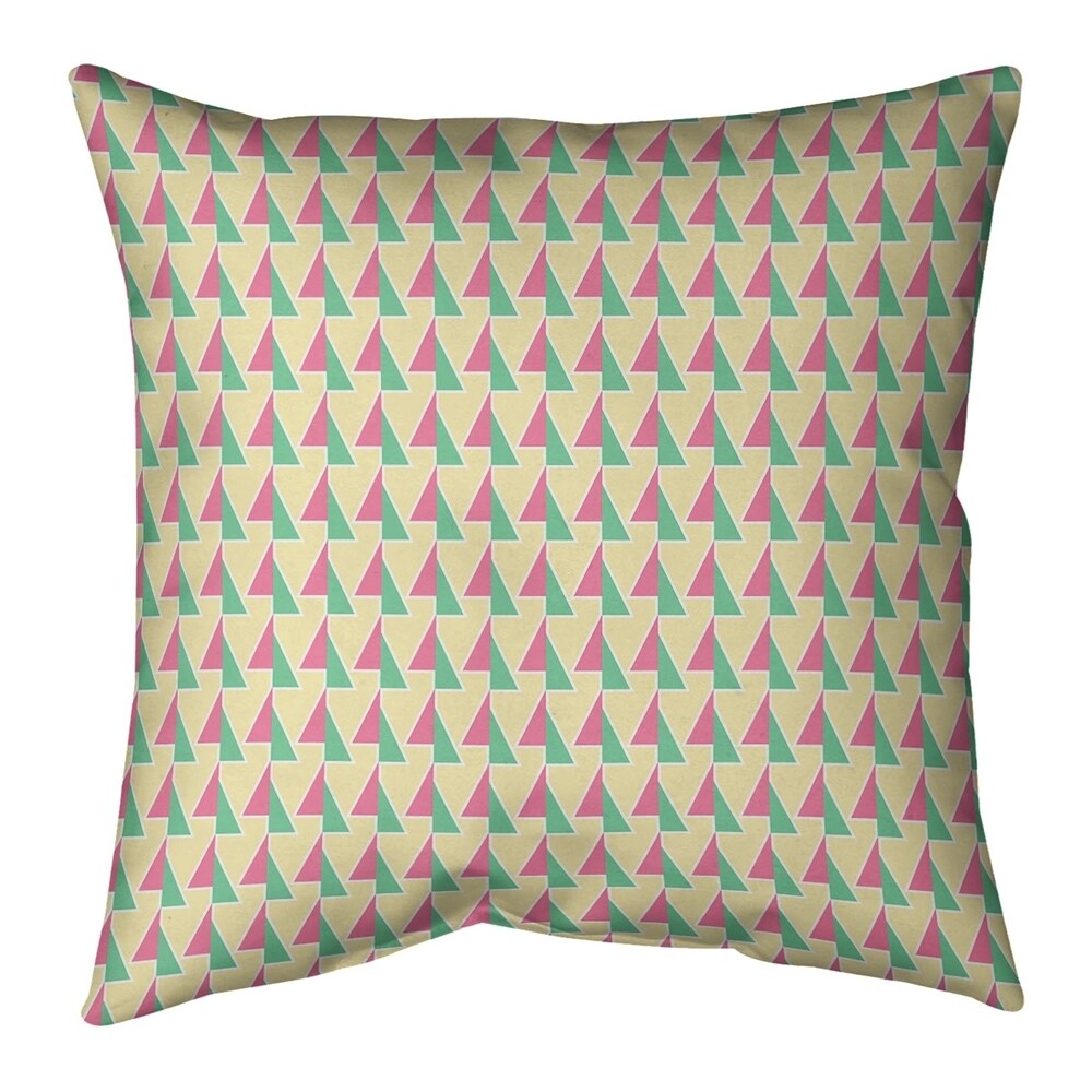 Shifted Arrows Pattern Indoor/Outdoor Pillow