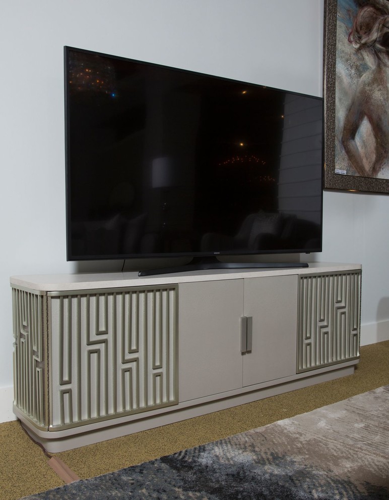 AICO Michael Amini Roxbury Park Media Cabinet   Contemporary   Media Cabinets   by Unlimited Furniture Group  Houzz