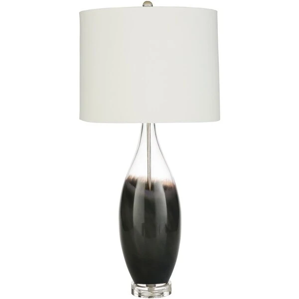 Debi Painted Glass 28-inch Mid-Century Table Lamp - 13.5