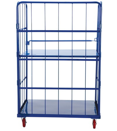 Vestil ROL 3143 2 blue nestable roller container 2...