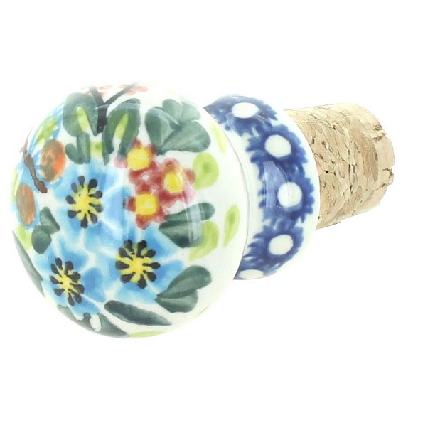 Blue Rose Polish Pottery 270 Vena Wine Cork