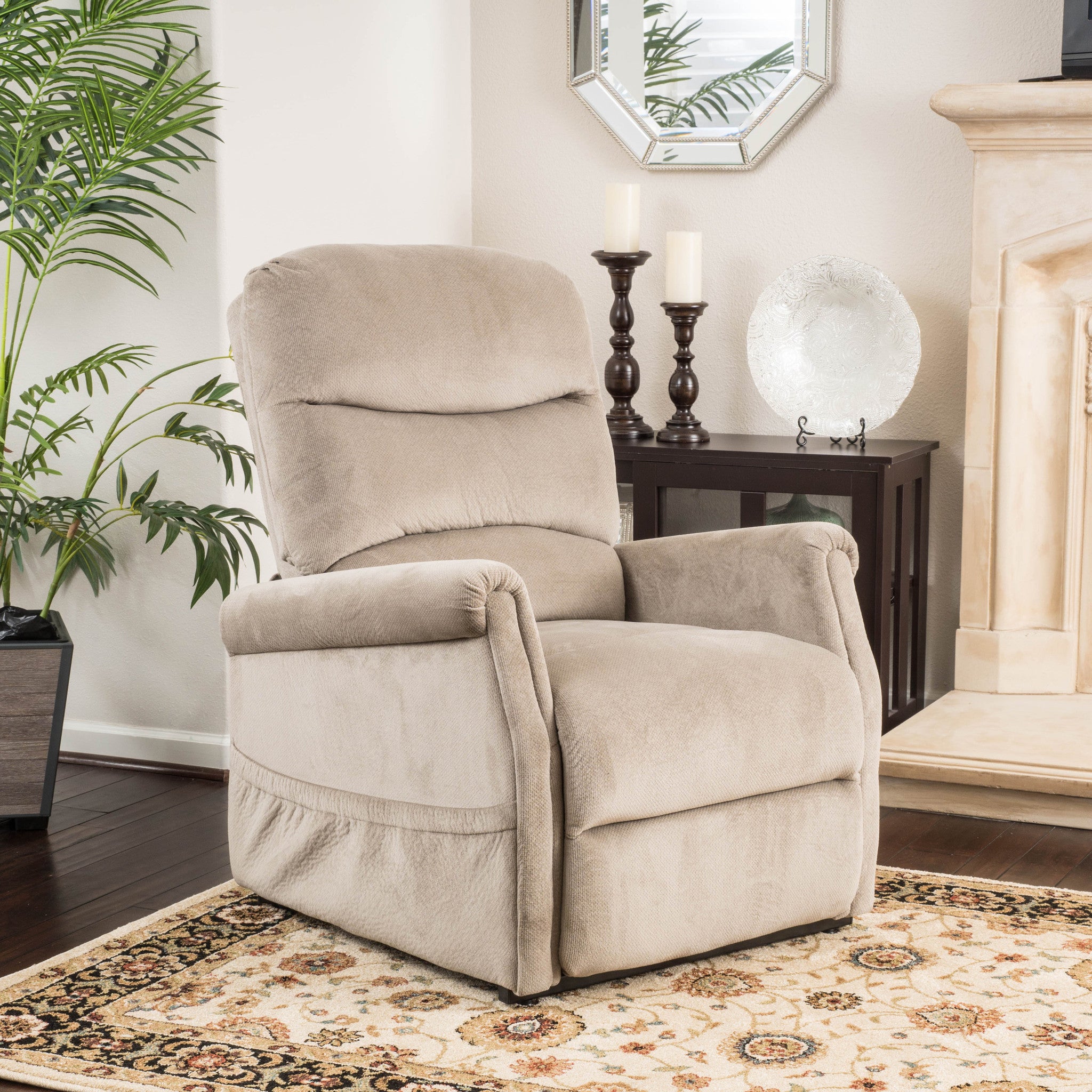 Alan Fabric Lift Up Recliner Chair