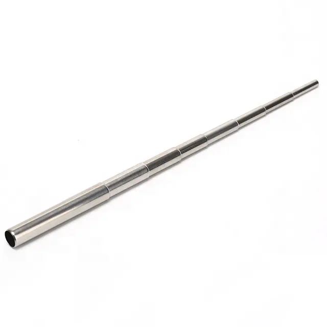 Collapsible Stainless Steel Fire Bellow Outdoor Blow Fire Tube for Picnic Camping Hiking