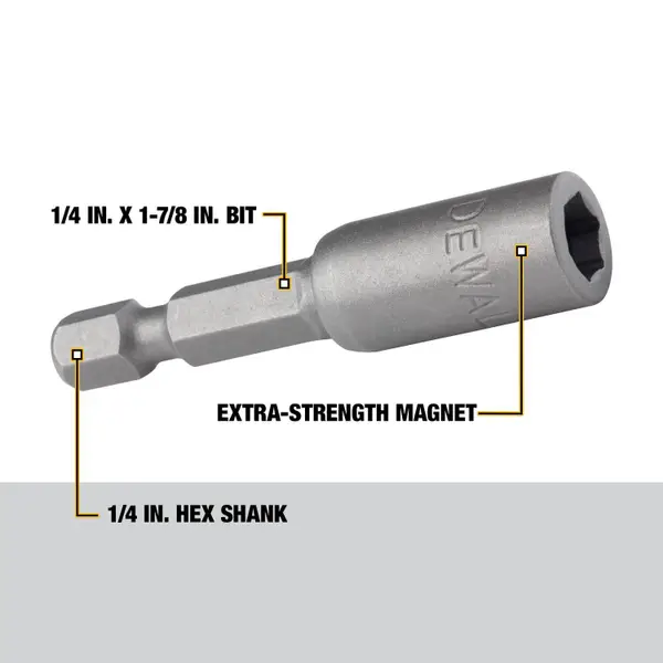 DEWALT 5/16x1-7/8 Magnetic Nutdriver