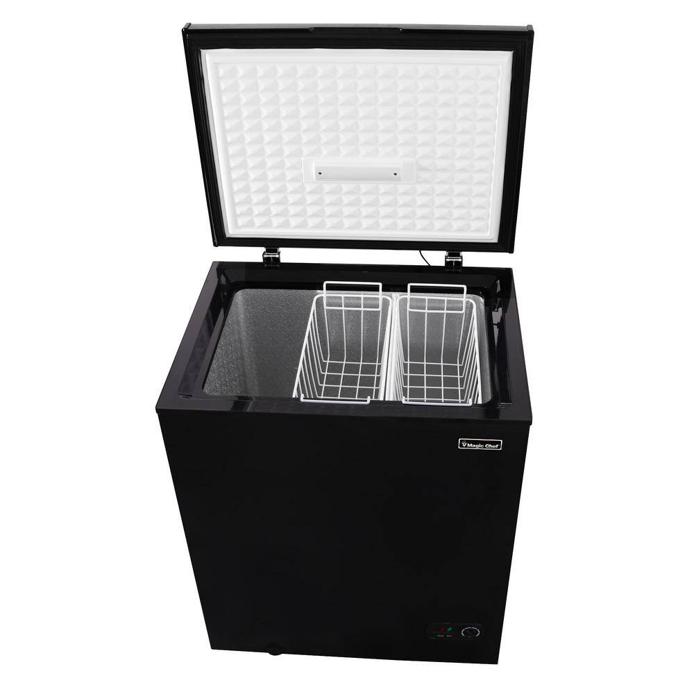 Magic Chef 5.0 cu. ft. Chest Freezer in Black HMCF5B4