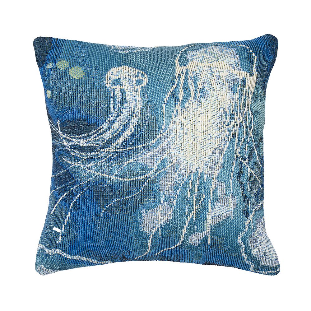 Liora Manne Marina Jellyfish Indoor/Outdoor Pillow