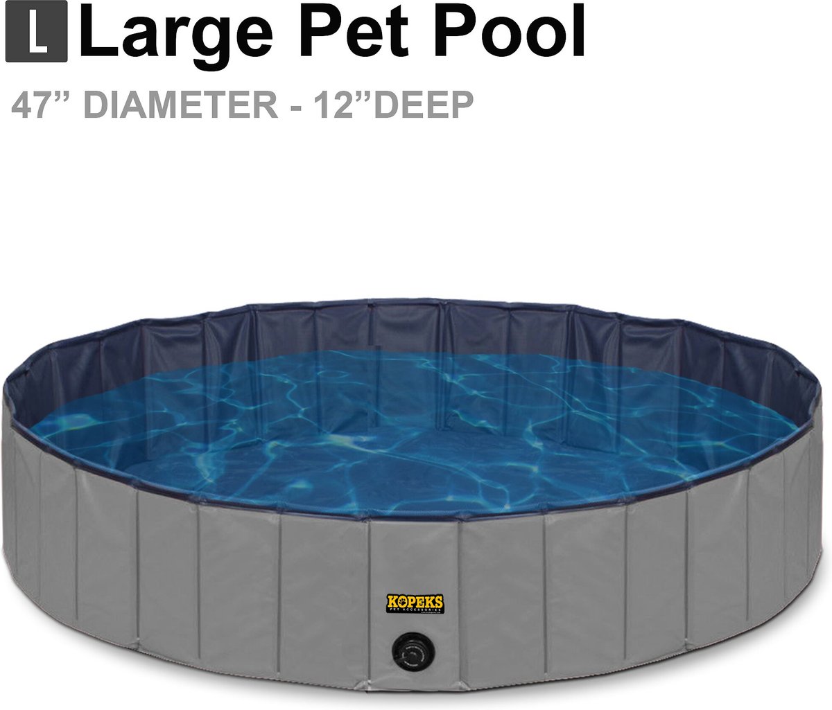 KOPEKS Outdoor Portable Dog Swimming Pool