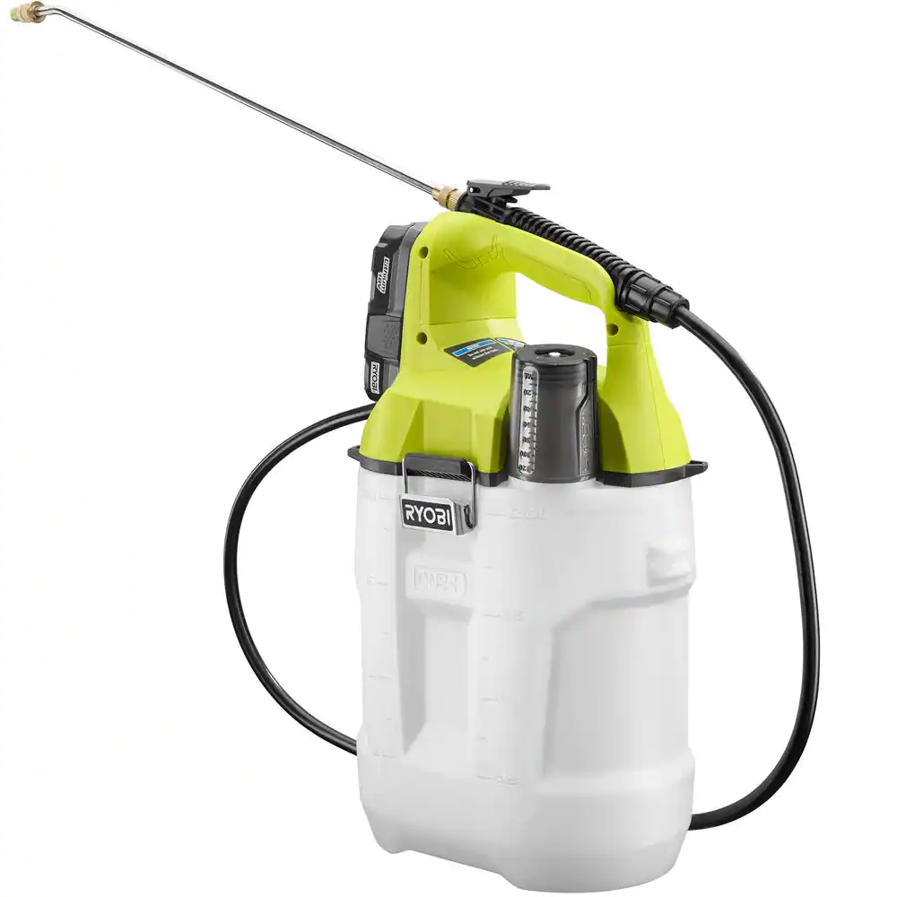 Ryobi ONE+ 18V Cordless Battery 2 Gal. Chemical Sprayer with Holster and Extra Tank (Tool Only)