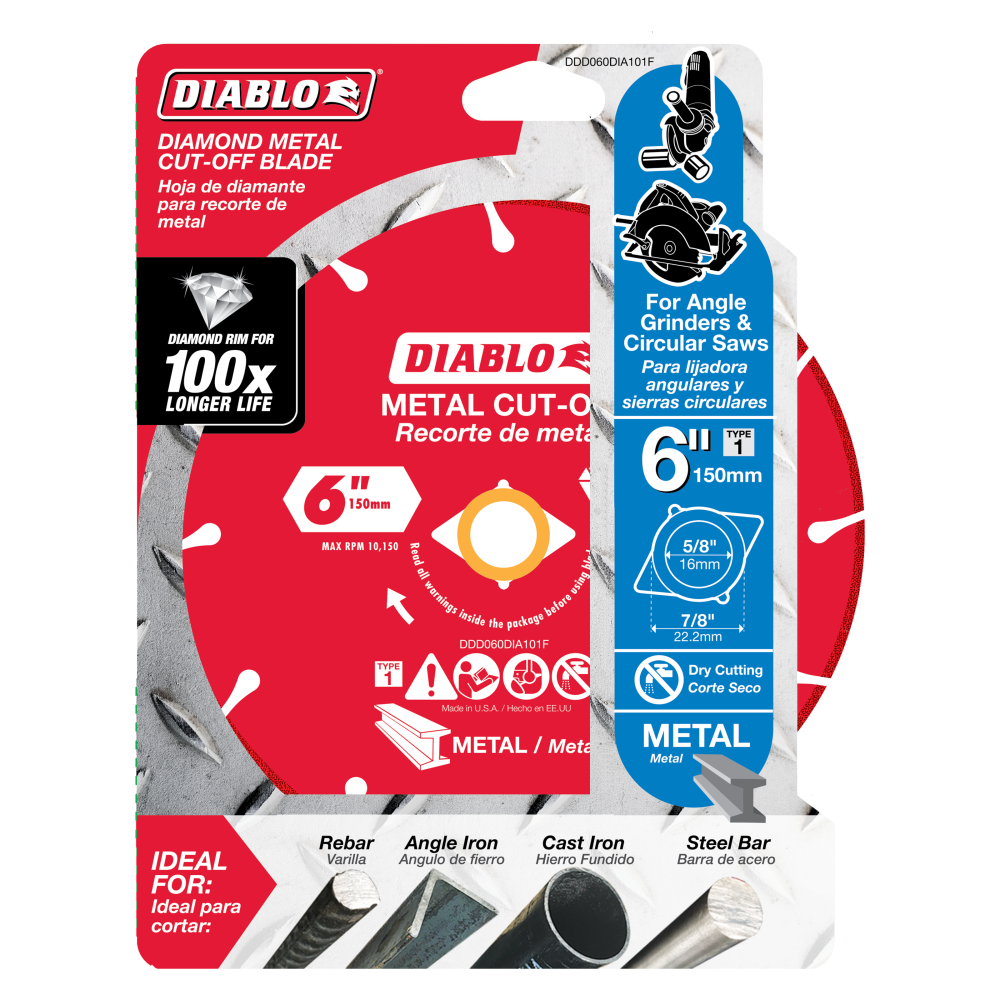 Diablo Tools 6 Diamond Metal Cut-Off Blade