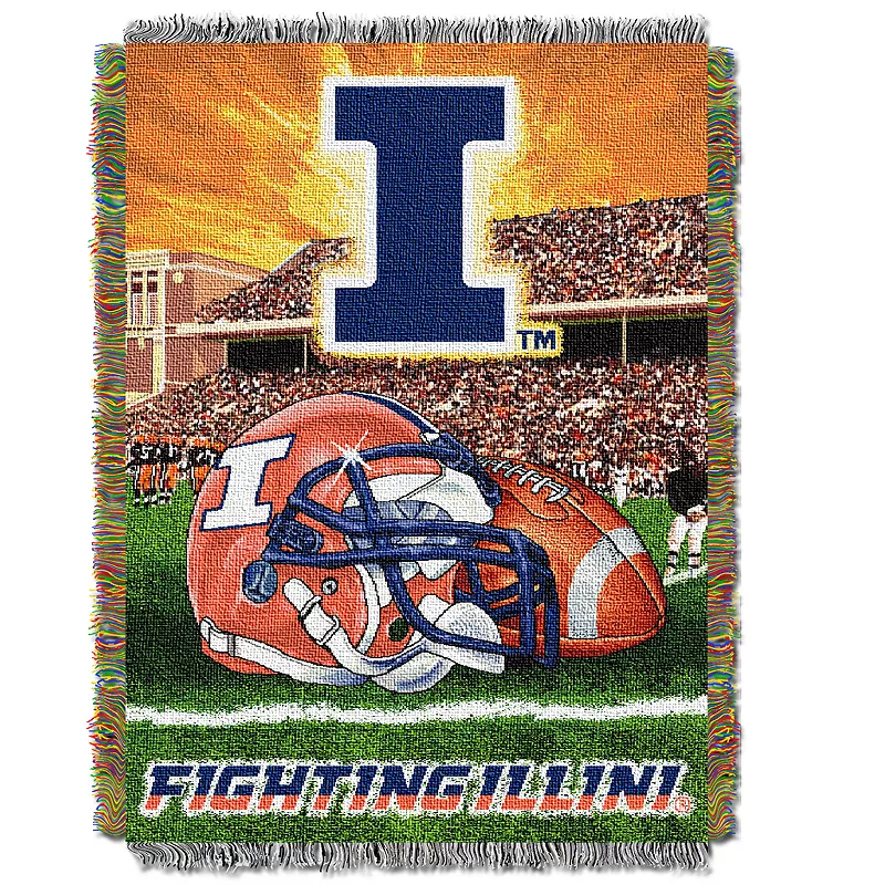 Illinois Fighting Illini Tapestry Throw by Northwest