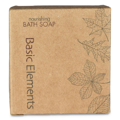 Basic Elements Bath Soap Bar | Clean Scent， 1.41 oz， 200