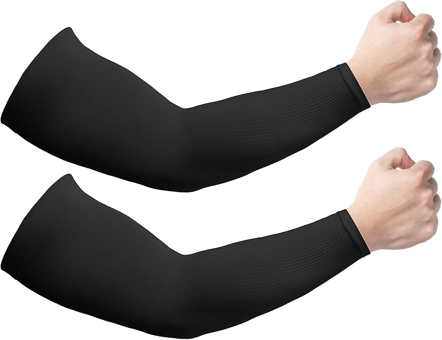 2 Ps Sun Uv Ing Arm Sleeves For Men And Women， Upf 50 Arm Cover