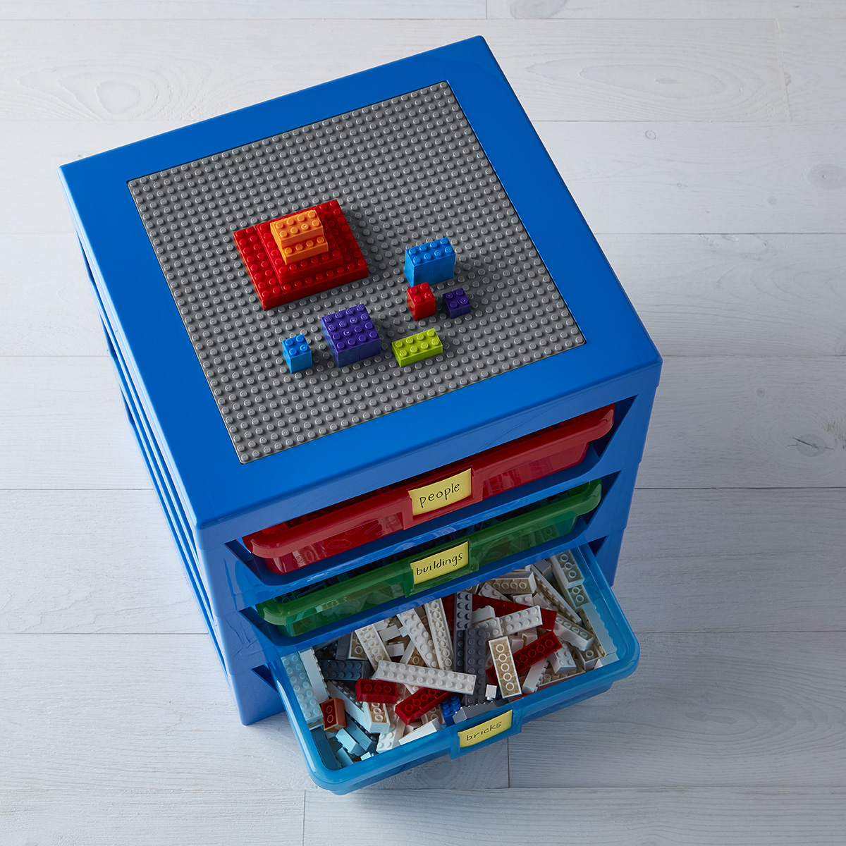 LEGO 3Tier Drawer Organizer with Baseplate