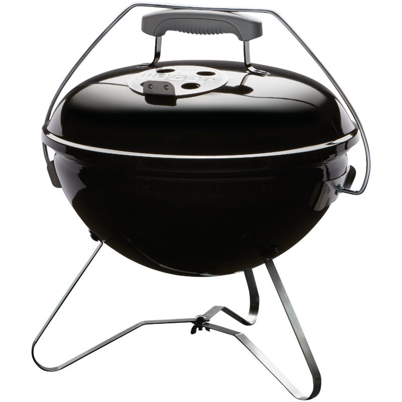 Weber Smokey Joe Tuck-N-Carry Premium Charcoal Grill Black