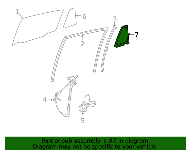 Genuine OE Toyota Weatherstrip - 68188-0R050