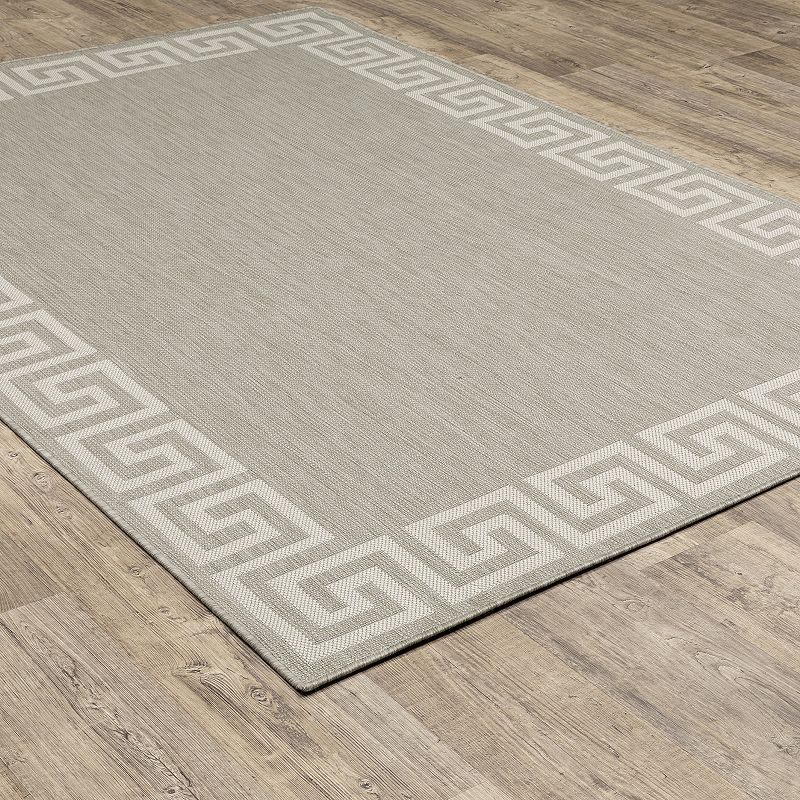 StyleHaven Porter Tribal Border Indoor Outdoor Area Rug