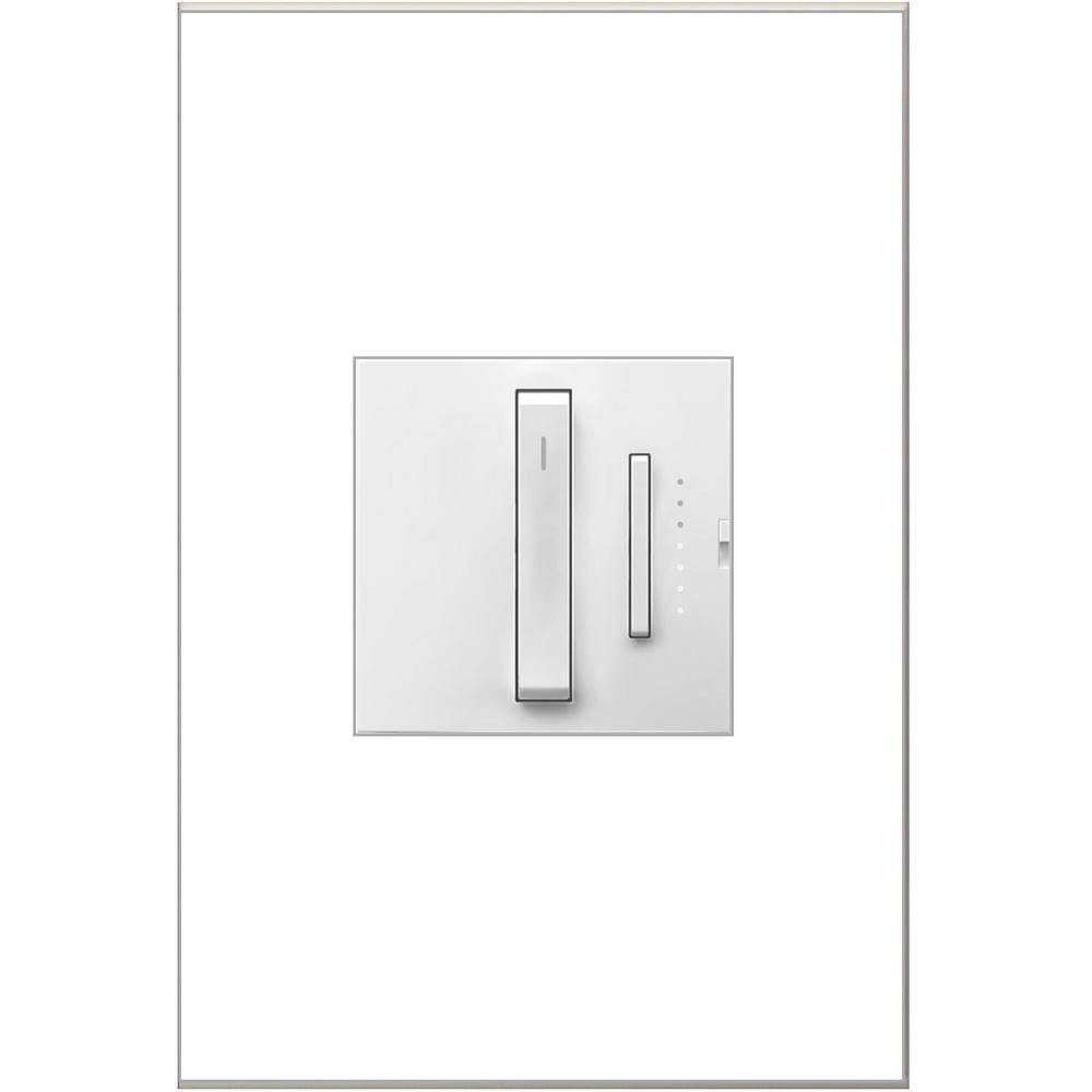 Legrand adorne Whisper Wireless Multi-Location Remote Universal Dimmer White ADWRMRUW2