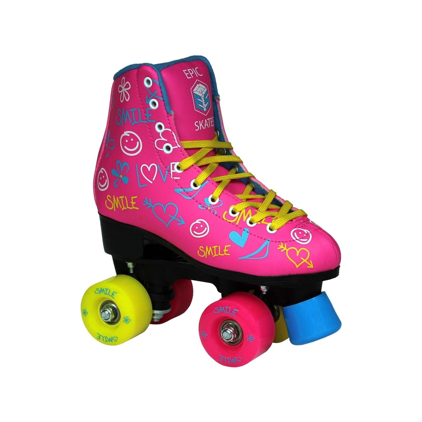 Epic Blush Quad Roller Skates - Juvenile 12