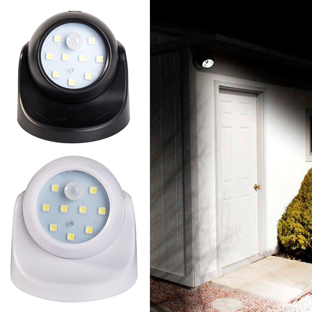 Willstar LED Security Lights 360° Battery Operated Outdoor Motion Sensor Indoor Outdoor for Garden Security Led Light