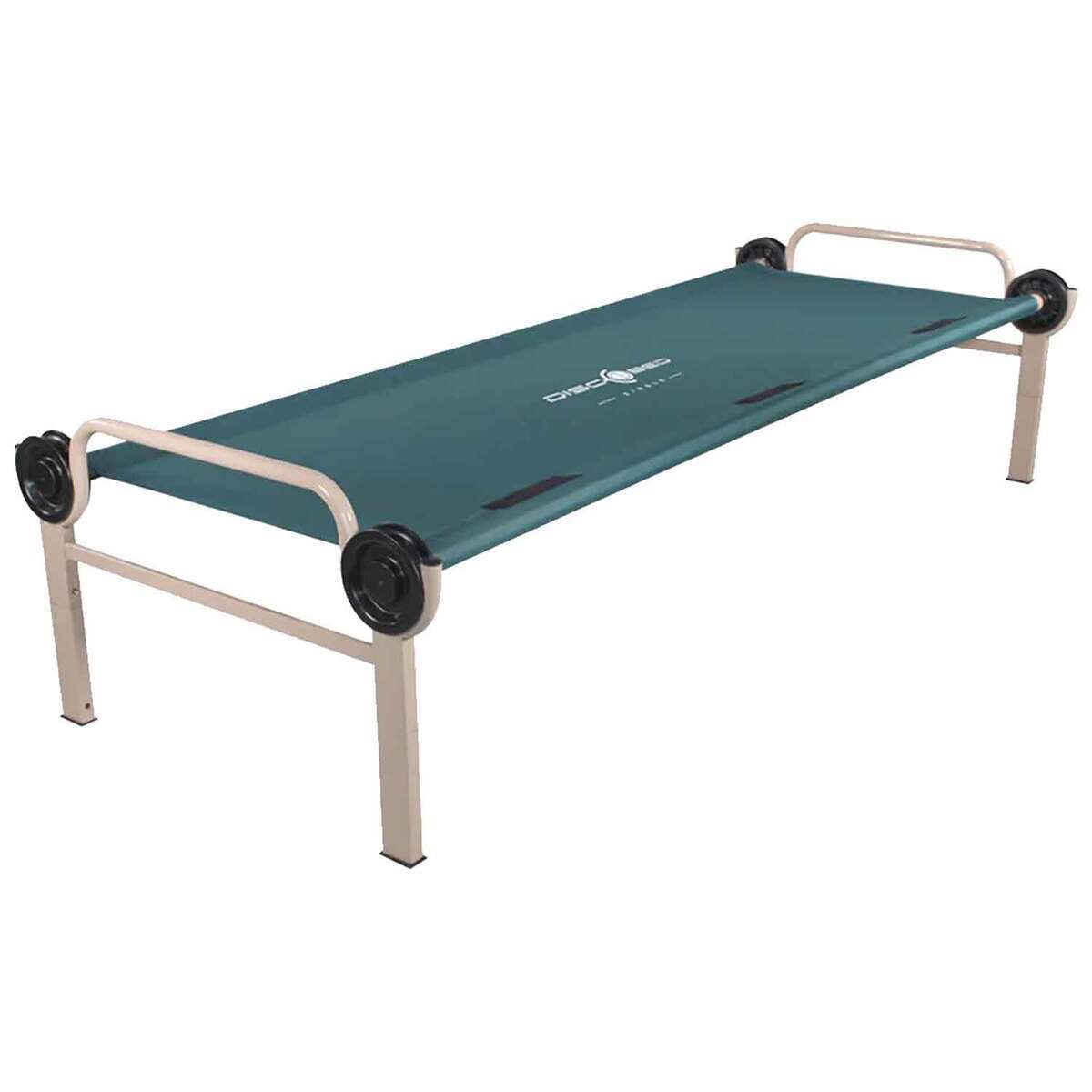 DiscOBed Single Large Camp Cot  Blue