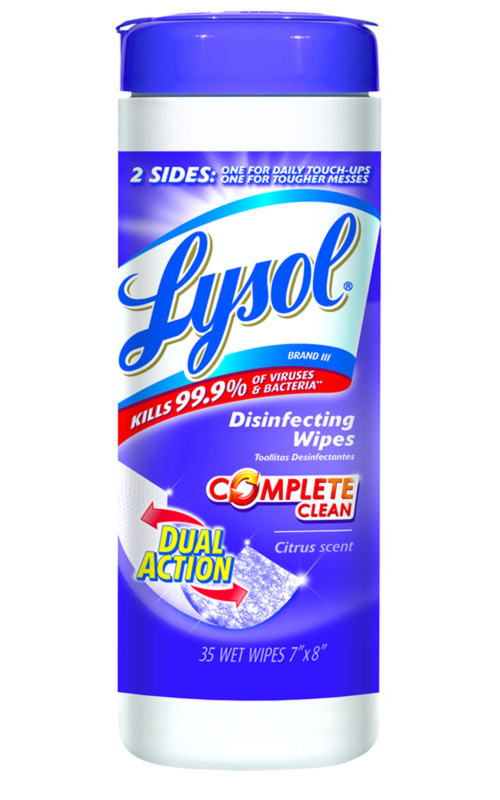 WIPE LYSOL DUAL ACT35CT