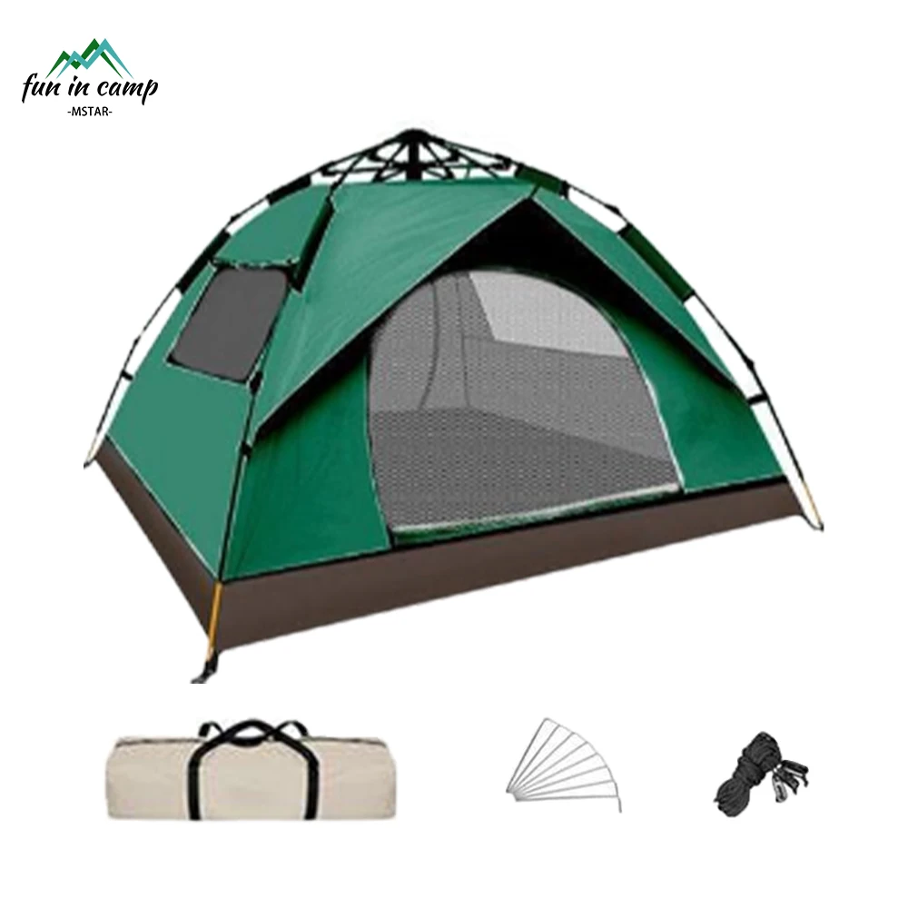 Manufacturers Wholesale Outdoor Camping 1 4 People Beach Simple Speed Open Folding Automatic Tent