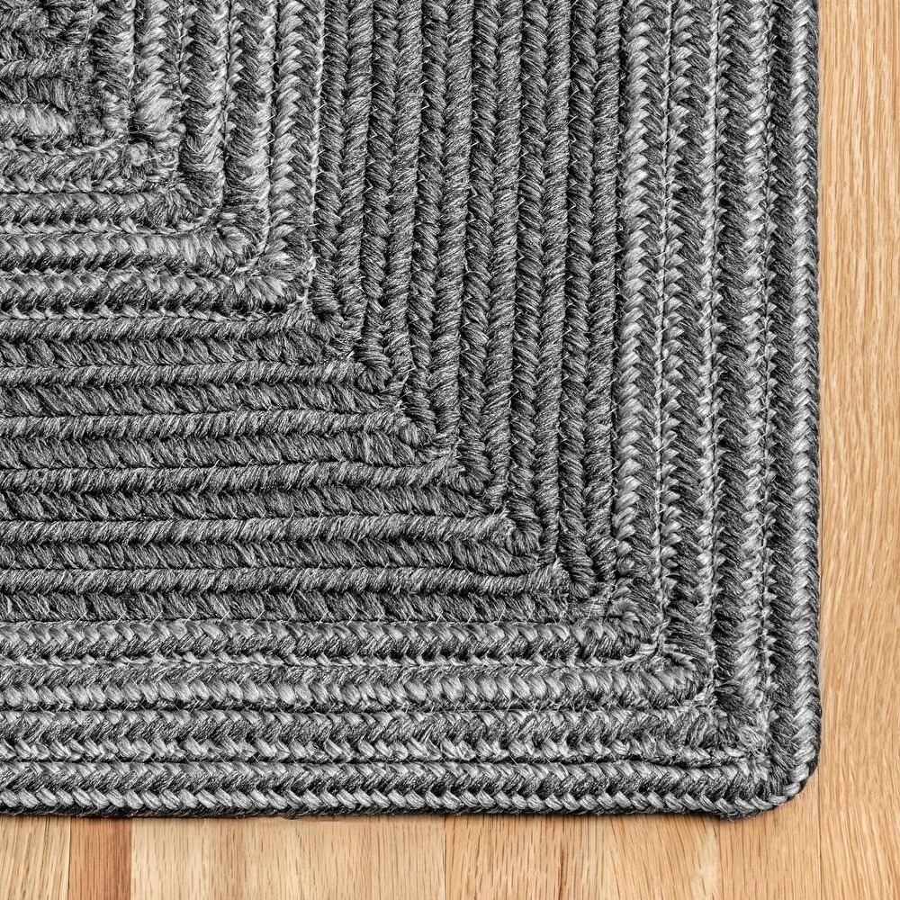 Brooklyn Rug Co Braided Texture Indoor/ Outdoor Area Rug