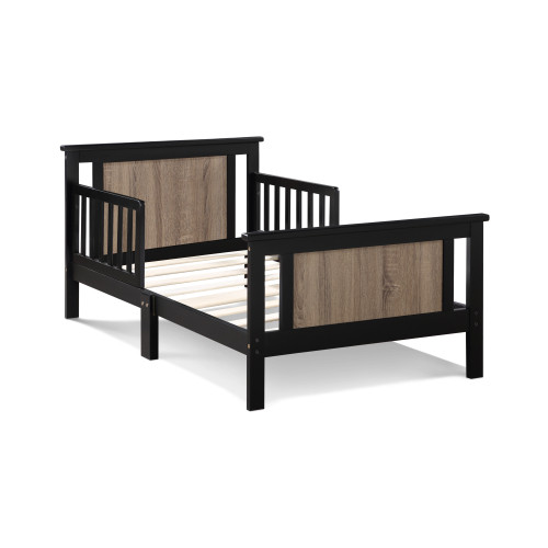 Connelly Reversible Panel Toddler Bed Black/Vintag...