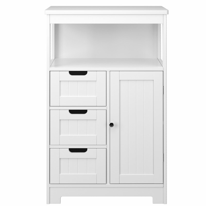 3 drawer Single Door Bathroom Storage Cabinet   23.62\