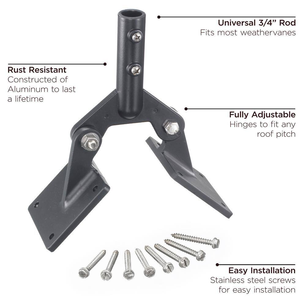 Good Directions Aluminum Adjustable Weathervane Roof Mount 401AL