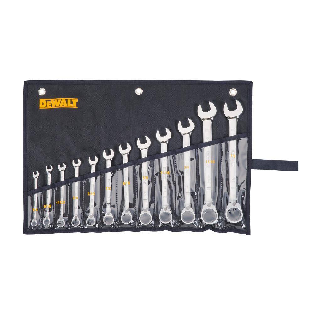 DW Reversible SAE Ratcheting Wrench Set (12-Piece) DWMT19232