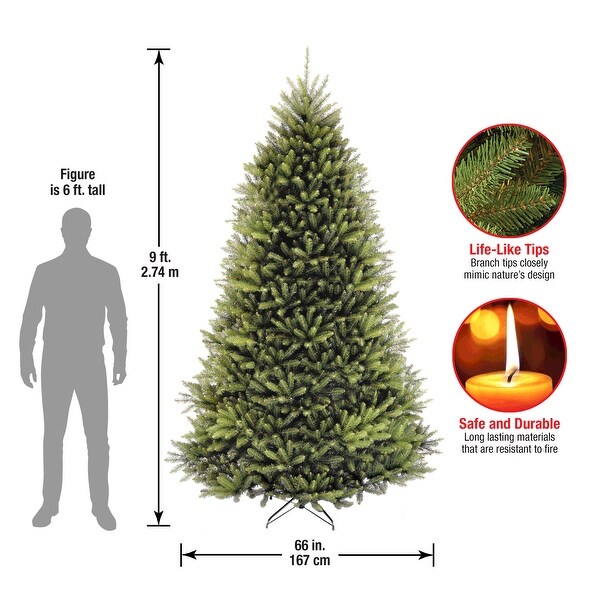 National Tree Company 9 ft. Dunhill Fir Christmas Tree