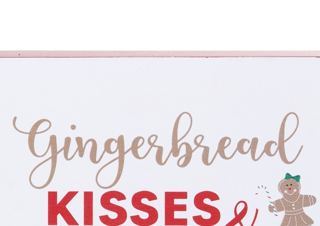 Carol amp Frank Gingerbread Kisses Shelf Block