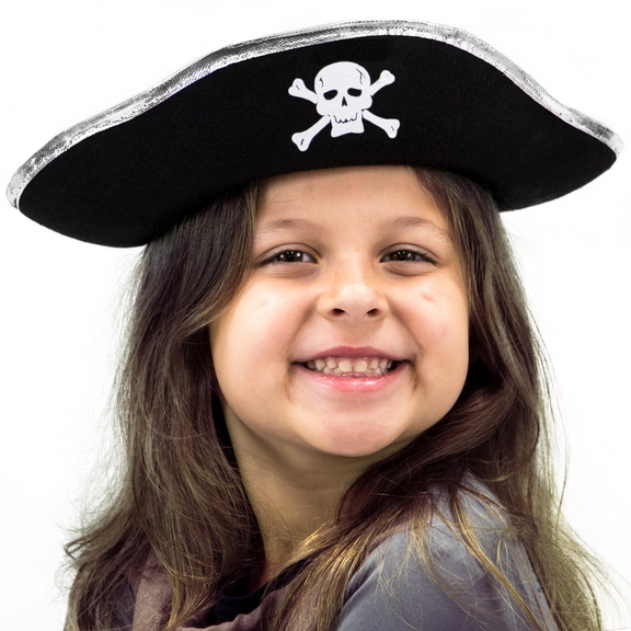 Brybelly Hard Shell Tricorne Pirate Hat